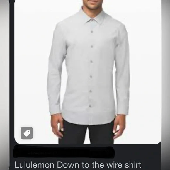 lululemon athletica Light Purple Casual Button Down Shirt - Picture 3 of 8